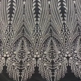 5 YARDS / 10 COLORS / Pelisae Sequin Beaded Embroidery Tulle Mesh Lace Dress Fabric