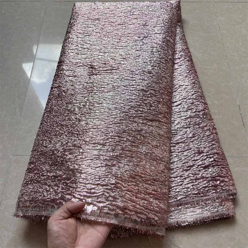 5 YARDS / 11 COLORS / Abstract Iridescent Textured Jacquard Brocade Woven Fashion Jacket Dress Fabric