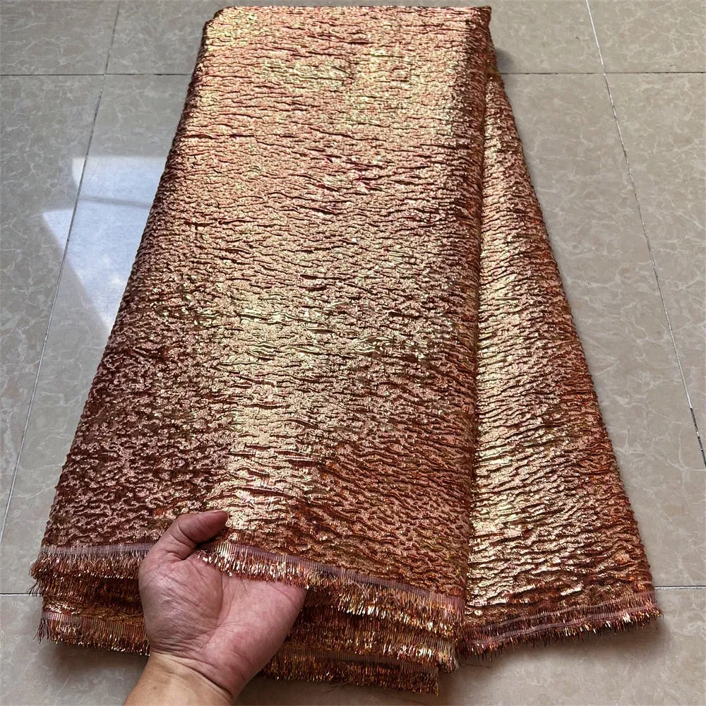 5 YARDS / 11 COLORS / Abstract Iridescent Textured Jacquard Brocade Woven Fashion Jacket Dress Fabric