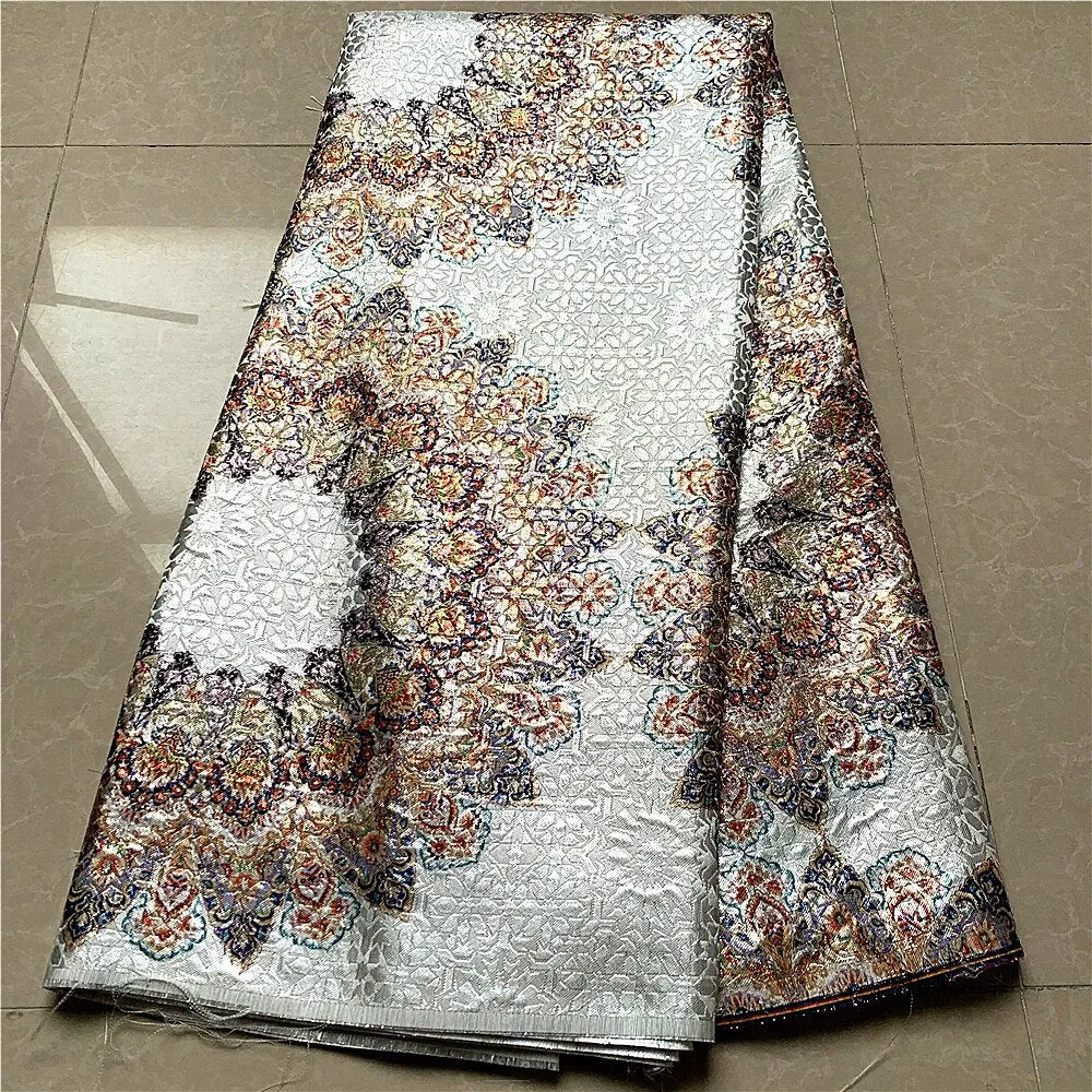 5 YARDS / 4 COLORS / Ethnic Sunshine Viscose Jacquard Woven Fabric for Dresses, Jackets, Suits, Shirts, Skirts Lining