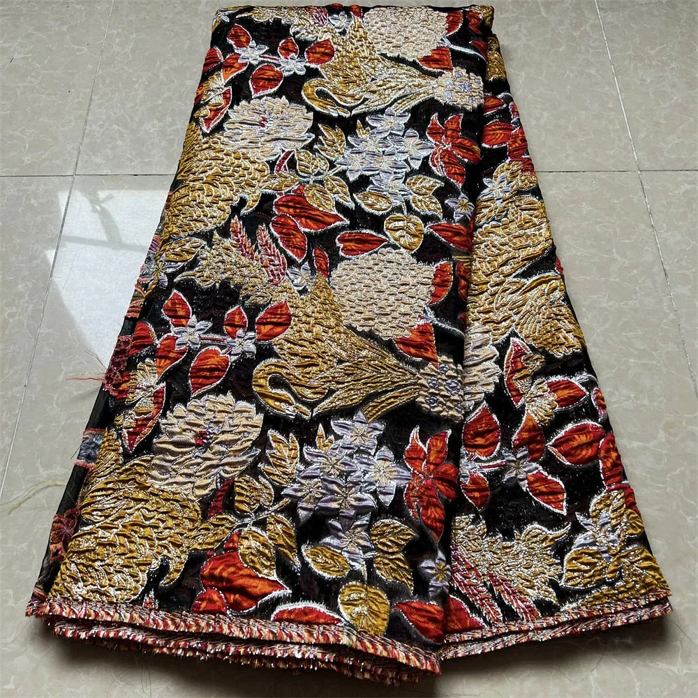 5 YARDS / 8 COLORS / Kelly Multicolor Viscose Jacquard Woven Fabric for Dresses, Jackets, Suits, Shirts, Skirts Lining