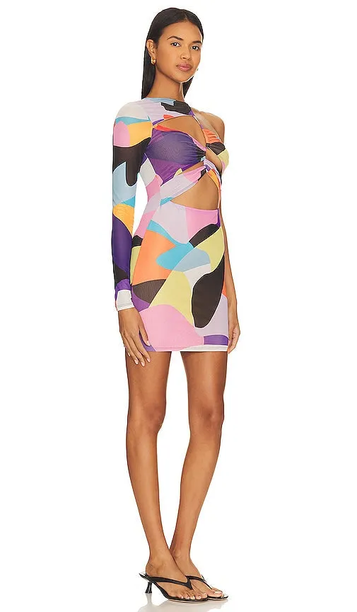 AFRM Jess Mini Dress in Purple