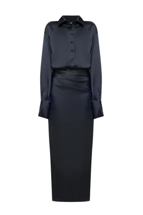 Anwen Shirt Dresses Side Drape