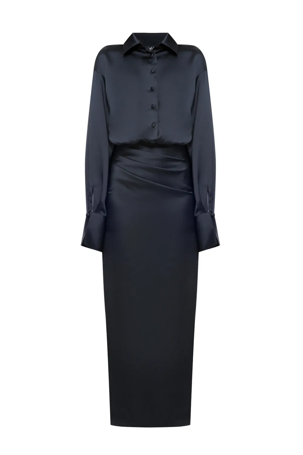 Anwen Shirt Dresses Side Drape