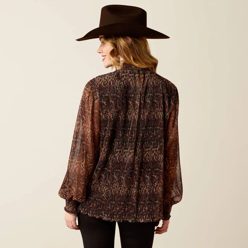 ARIAT WOMEN'S PLUME PLEATED SHIRT