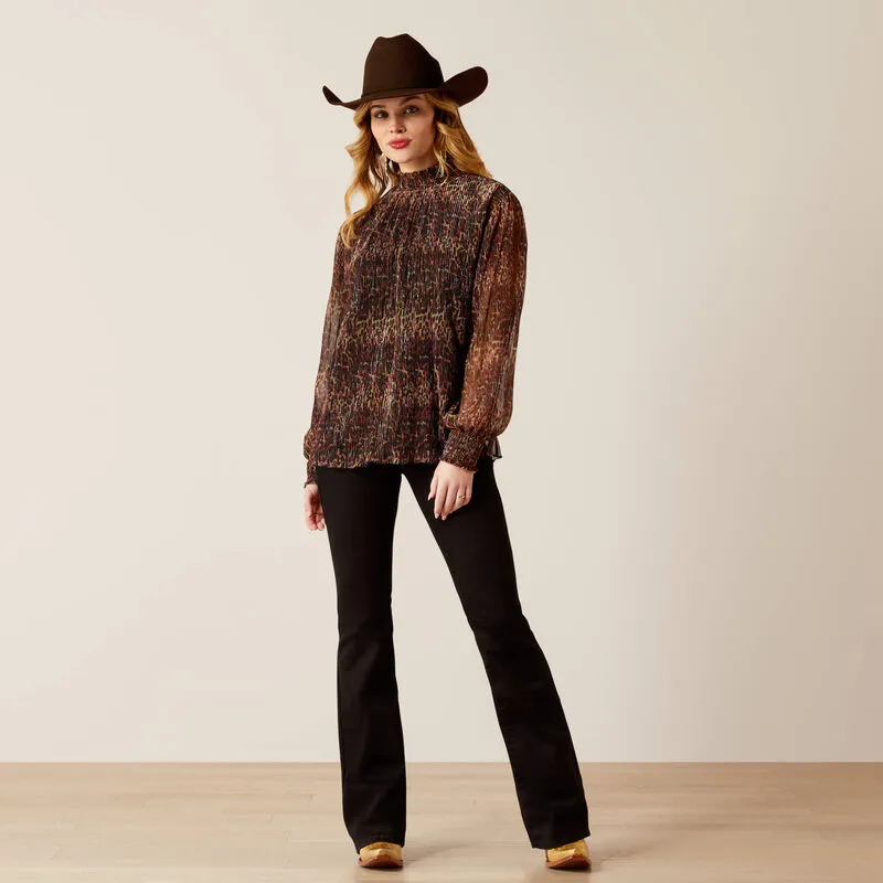 ARIAT WOMEN'S PLUME PLEATED SHIRT