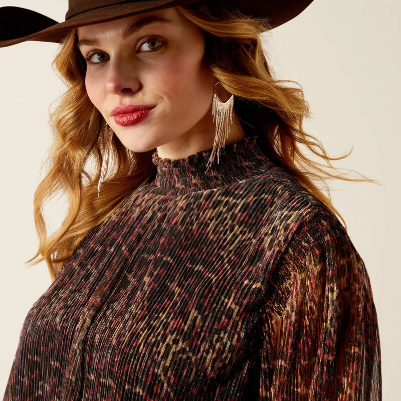 ARIAT WOMEN'S PLUME PLEATED SHIRT