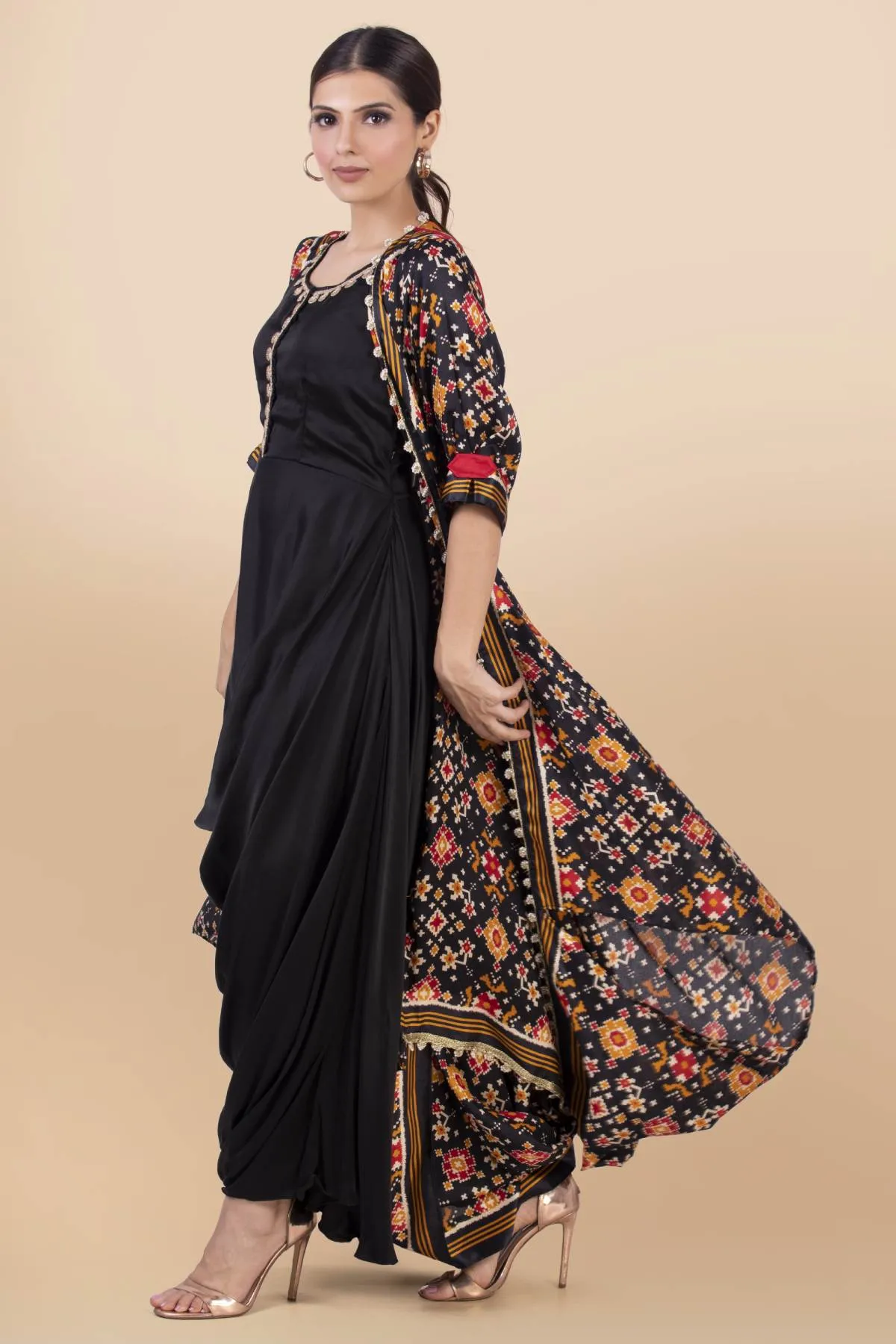 Banarsi Silk Jacket Set