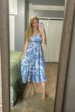 Brea Smocked Midi Dress