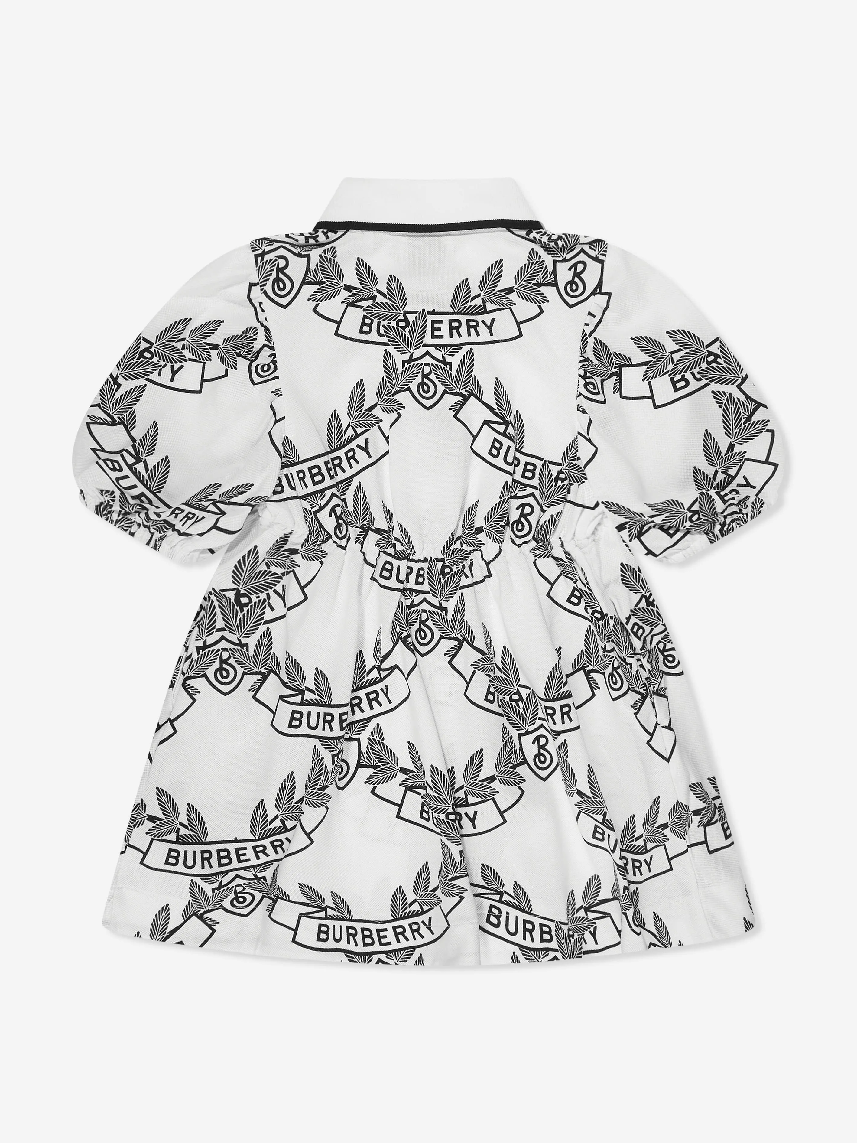 Burberry Girls Alesea Crest Dress in White
