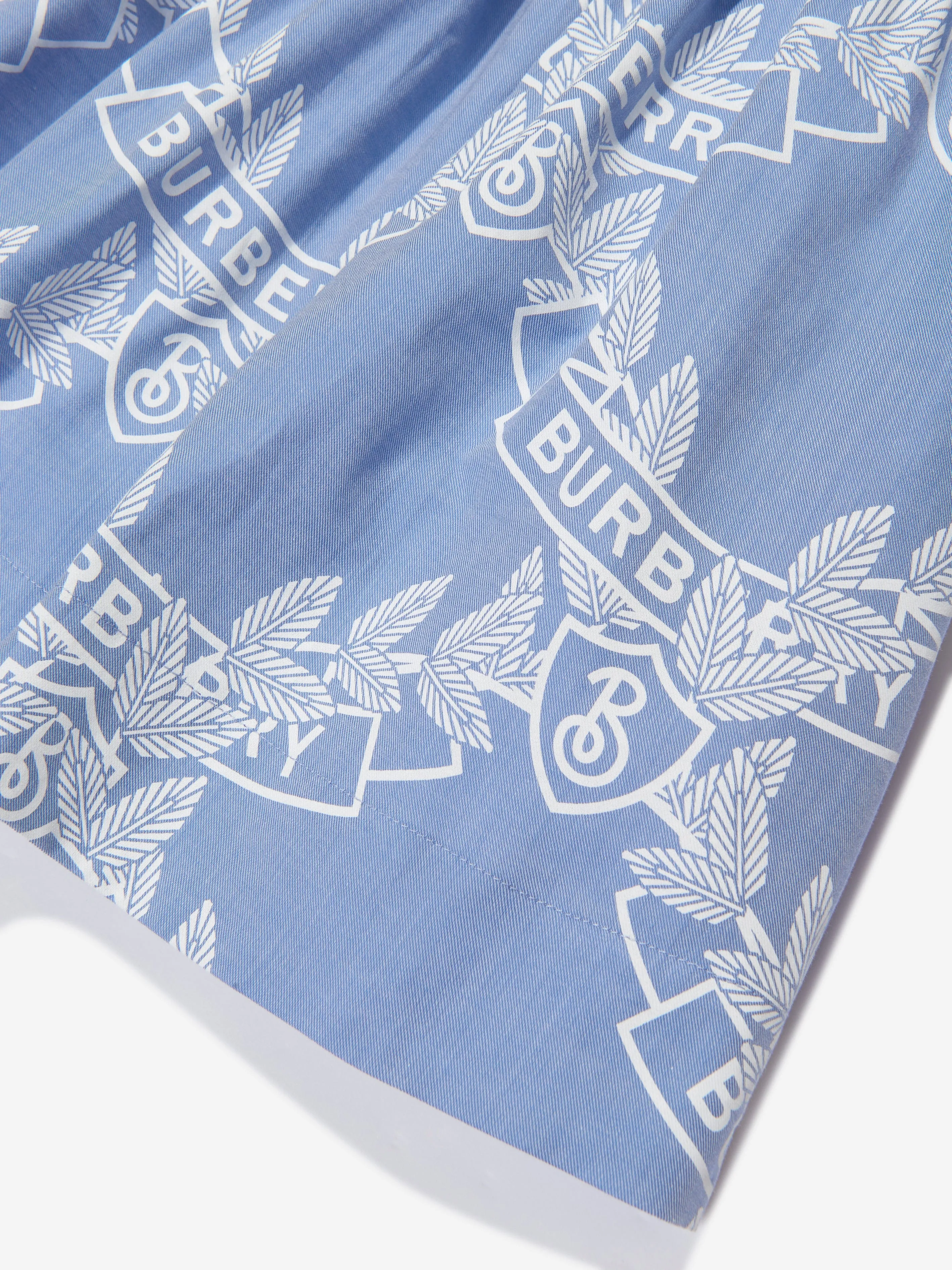 Burberry Girls Mariele Crest Dress in Blue