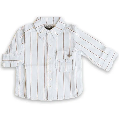 Catimini Striped White Shirt