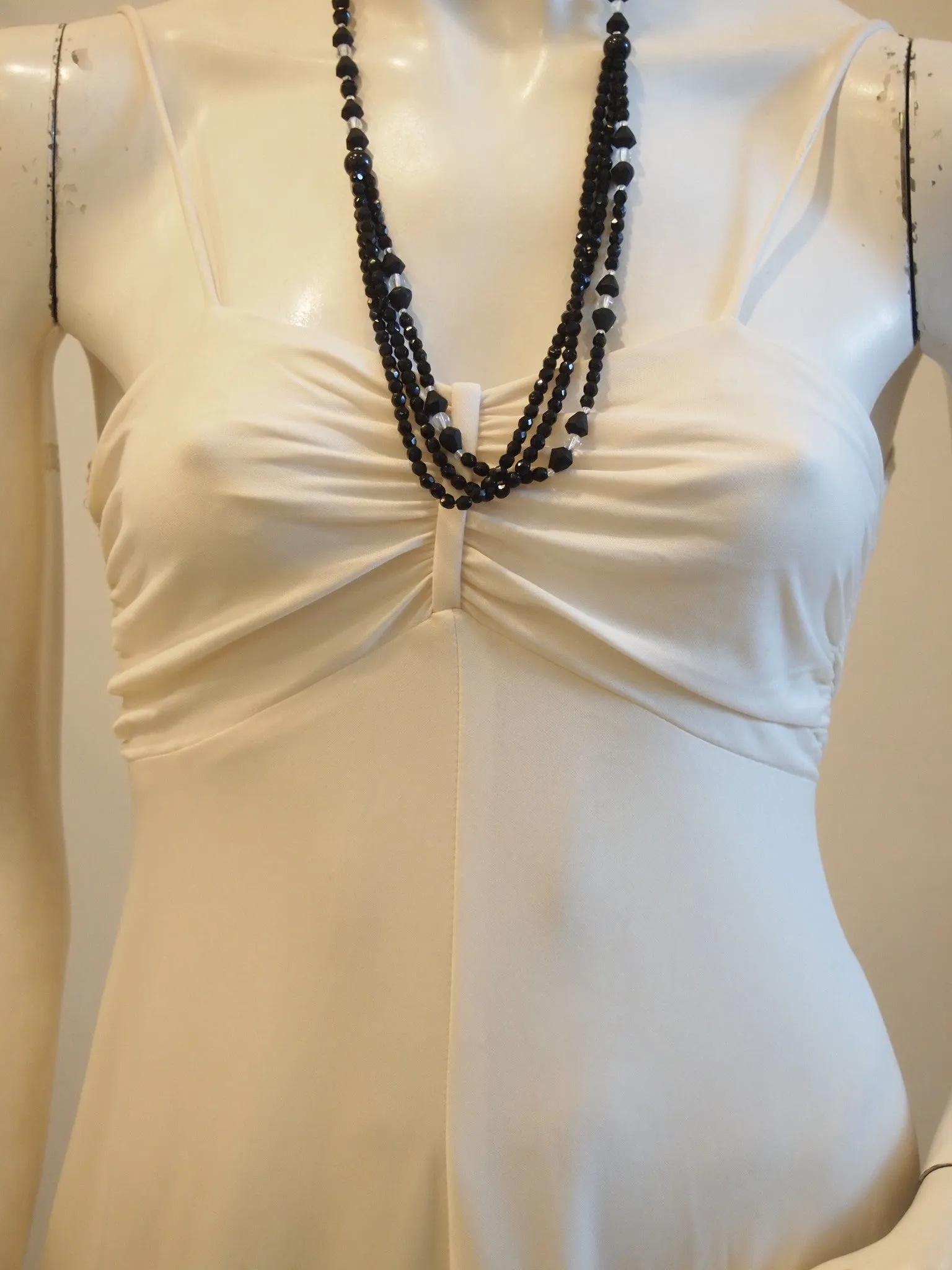 Cream simple maxi