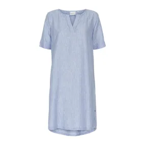 Daisy Dress - Sky Blue Stripe