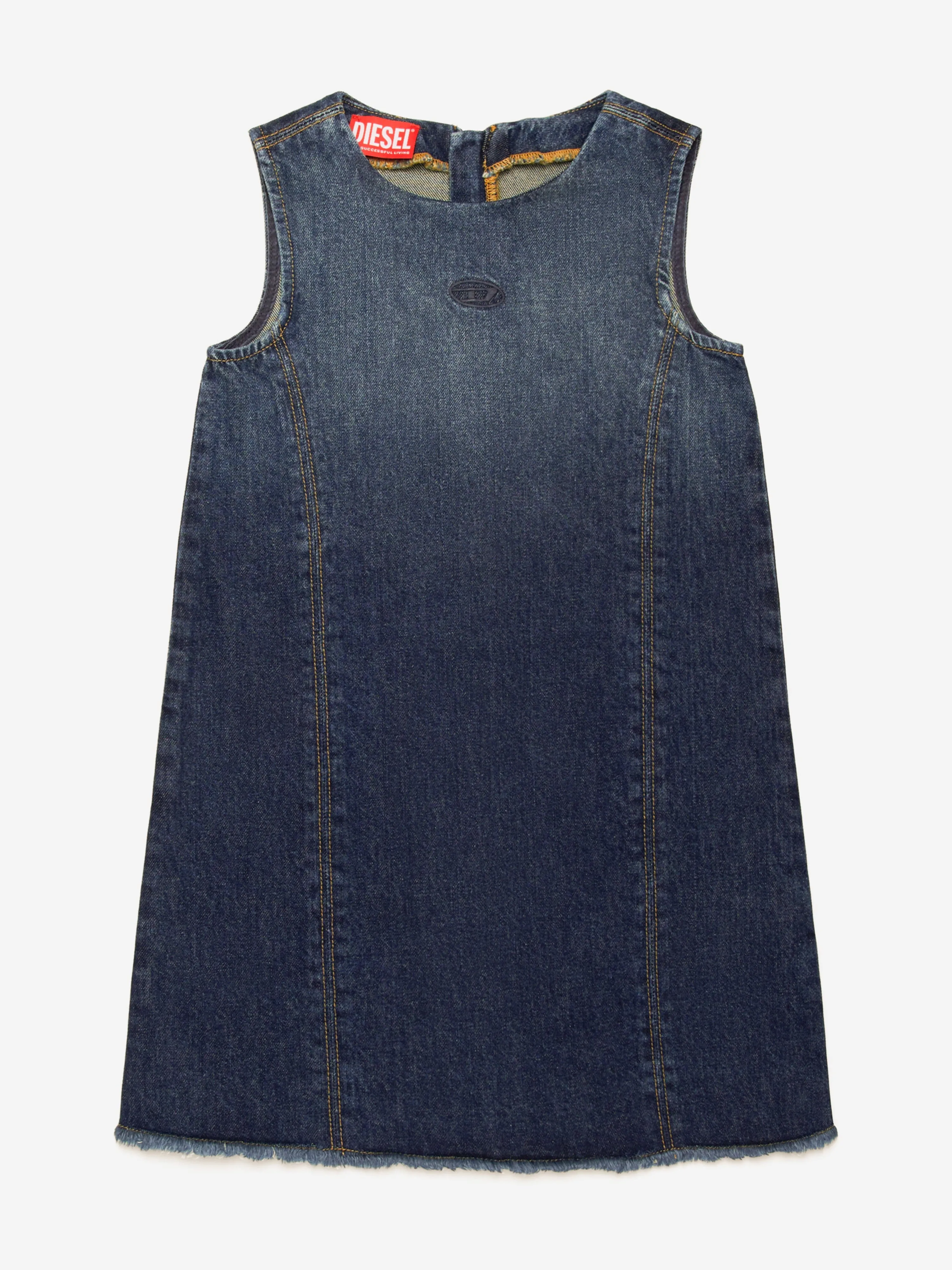 Diesel Girls Destar Denim Dress in Blue