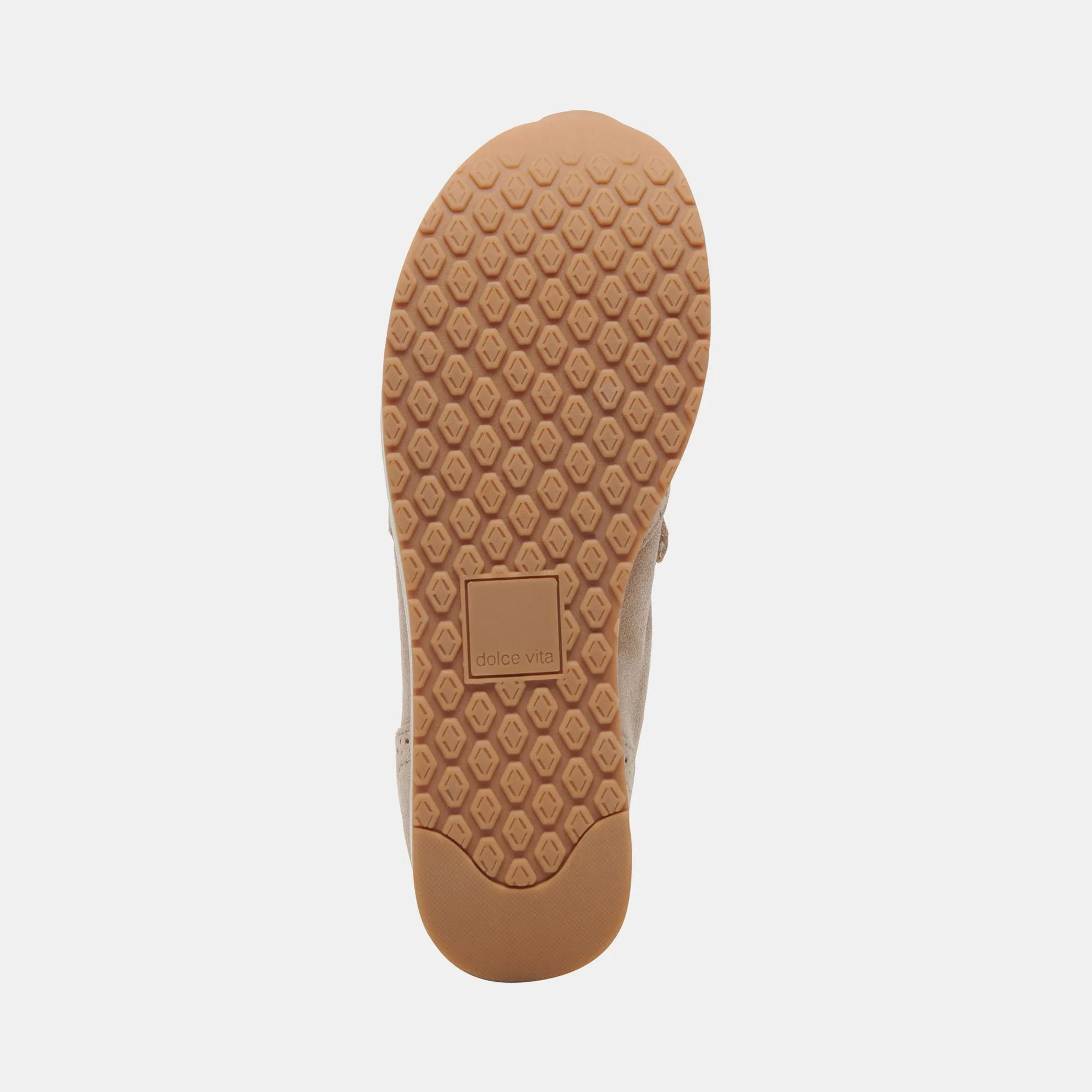 Dolce Vita Jhax Sneakers in Almond Suede