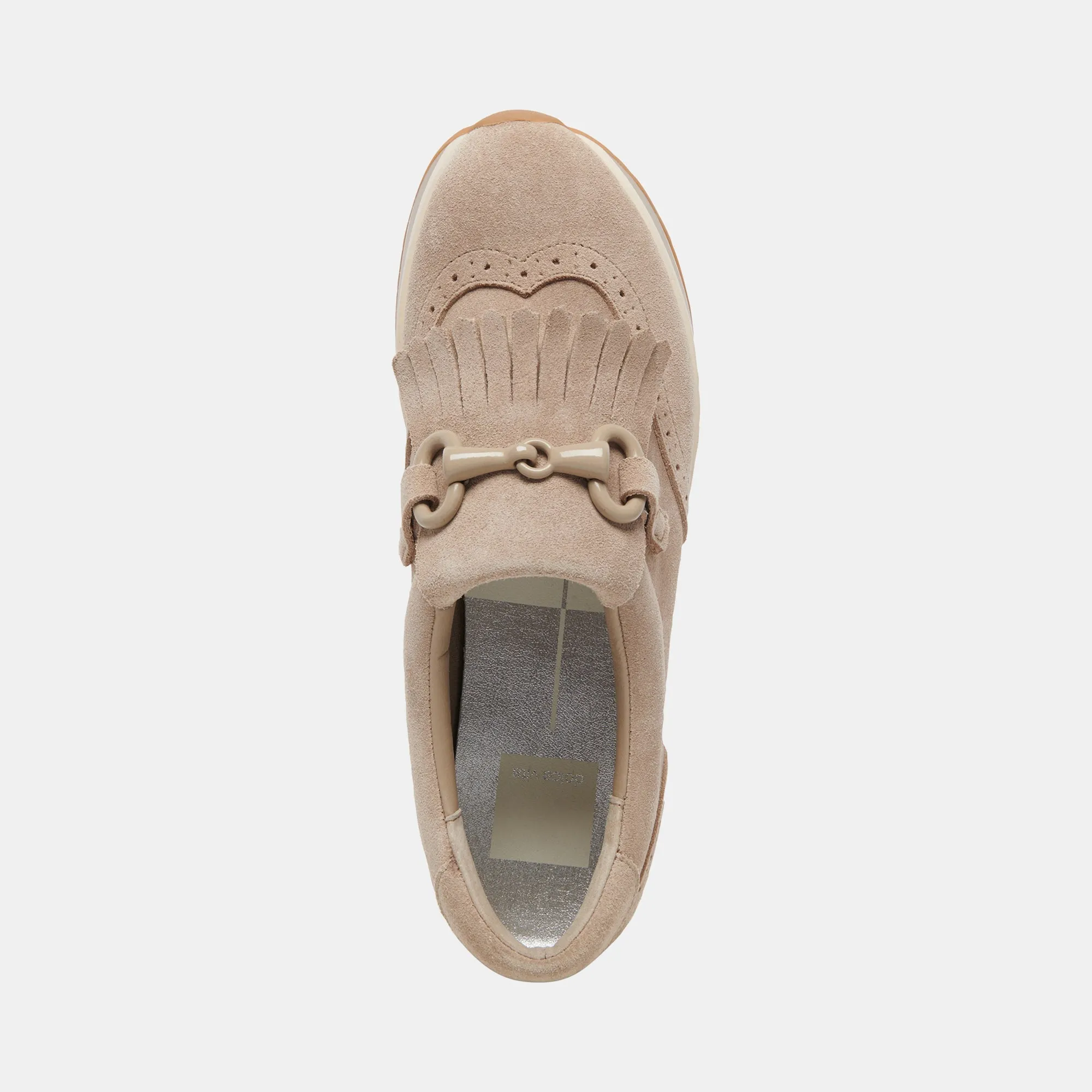 Dolce Vita Jhax Sneakers in Almond Suede