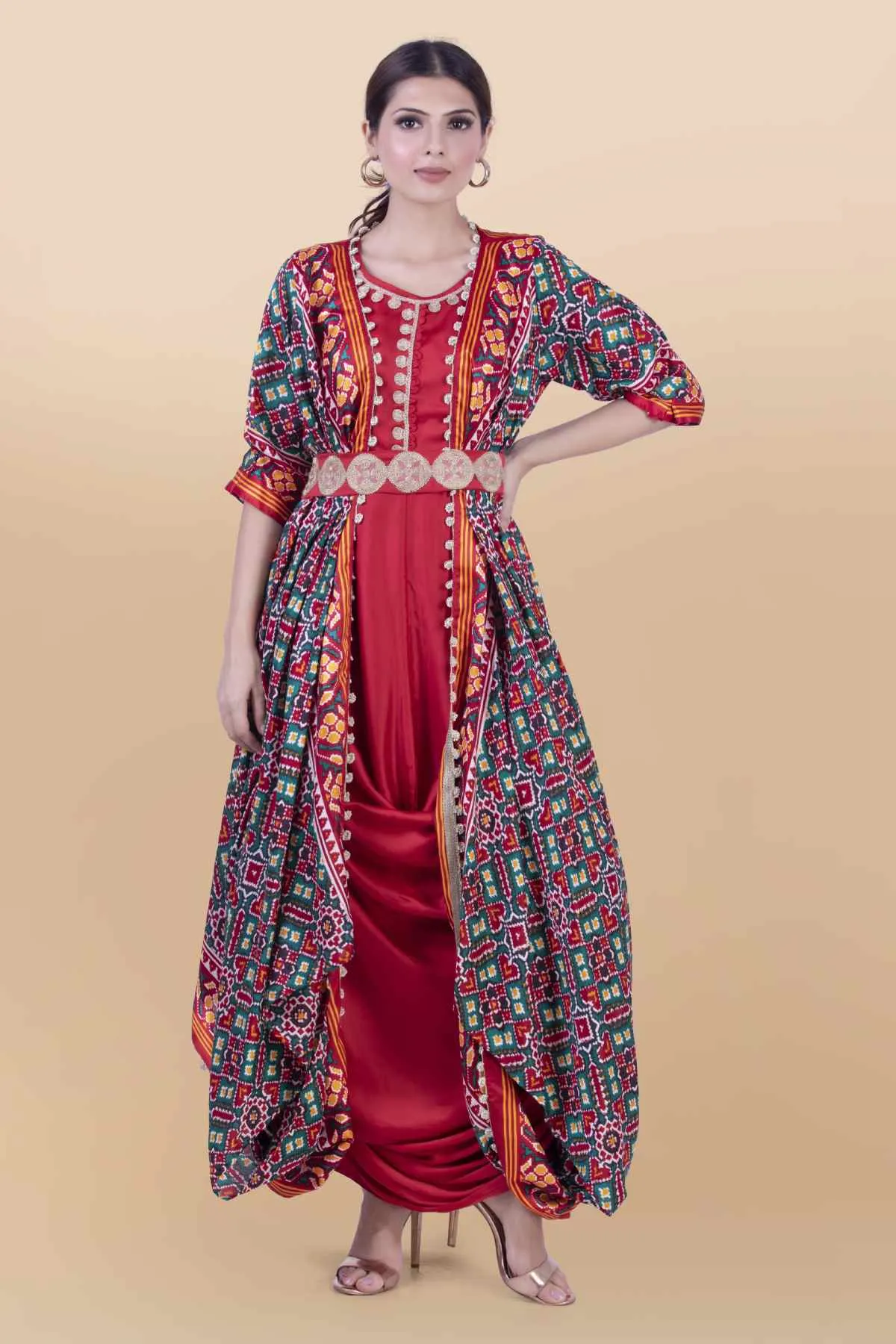 Drape Banarsi Jacket Set