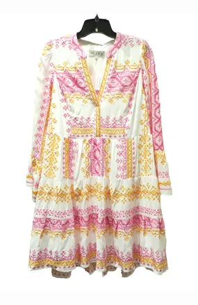 Embroidered Dress in Pink