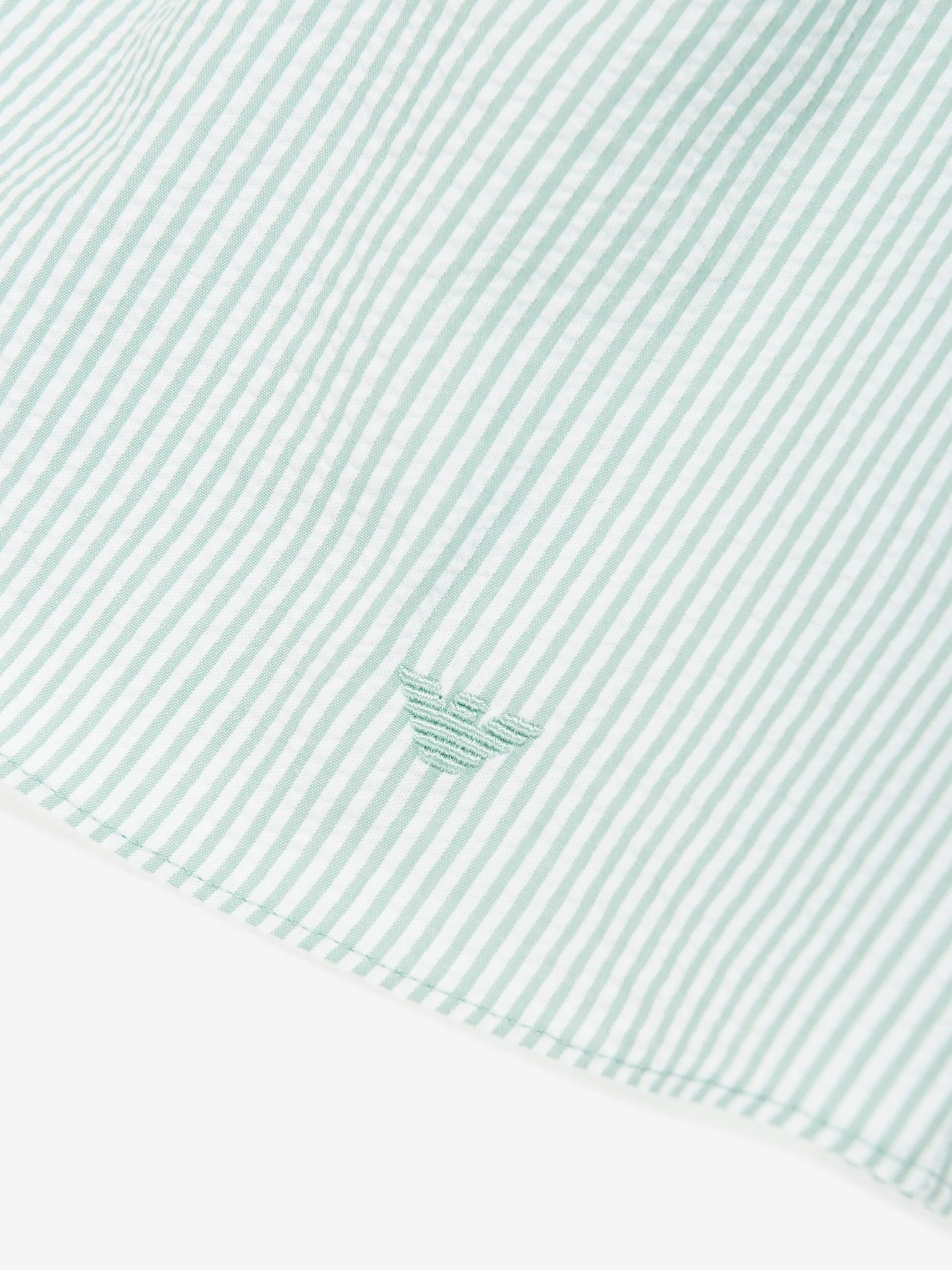Emporio Armani Baby Girls Striped Dress in Blue