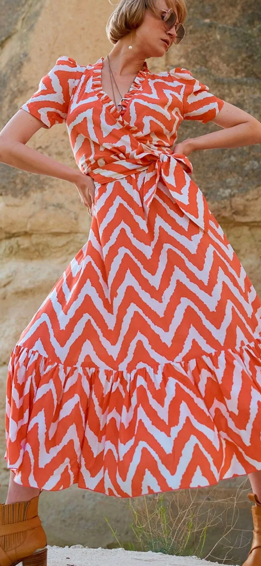 Feather and Find Akoko Dress