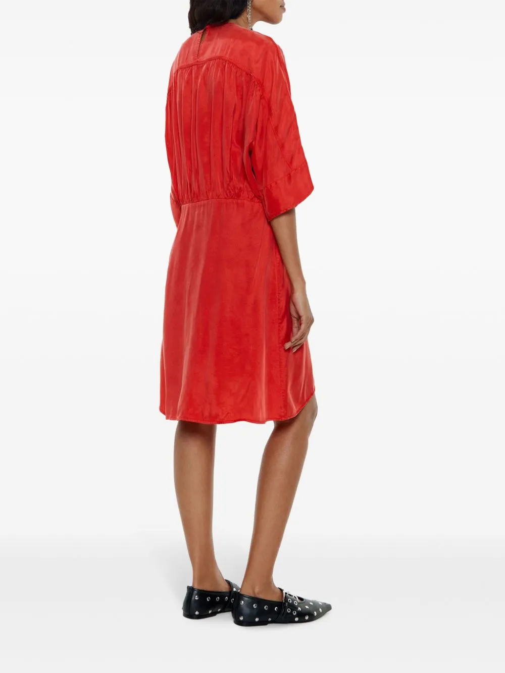 flared midi dress