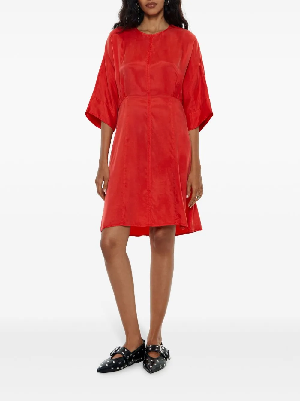 flared midi dress