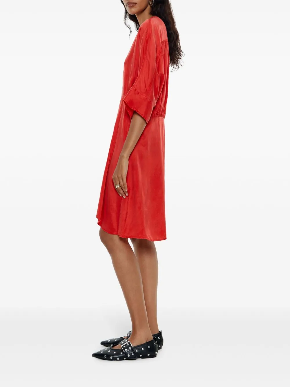 flared midi dress