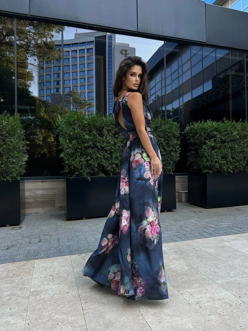 Floral Donna Maxi Dress