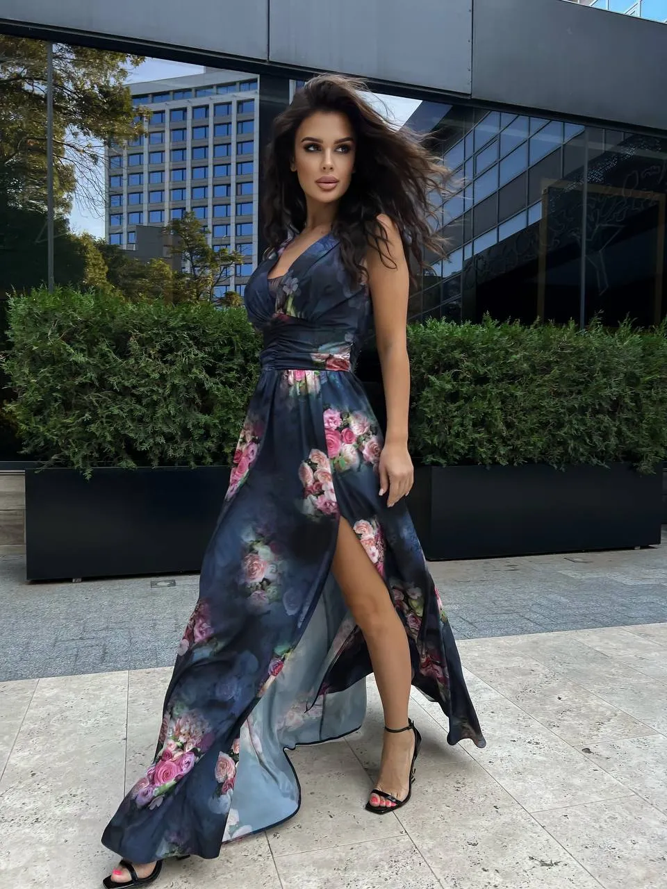 Floral Donna Maxi Dress
