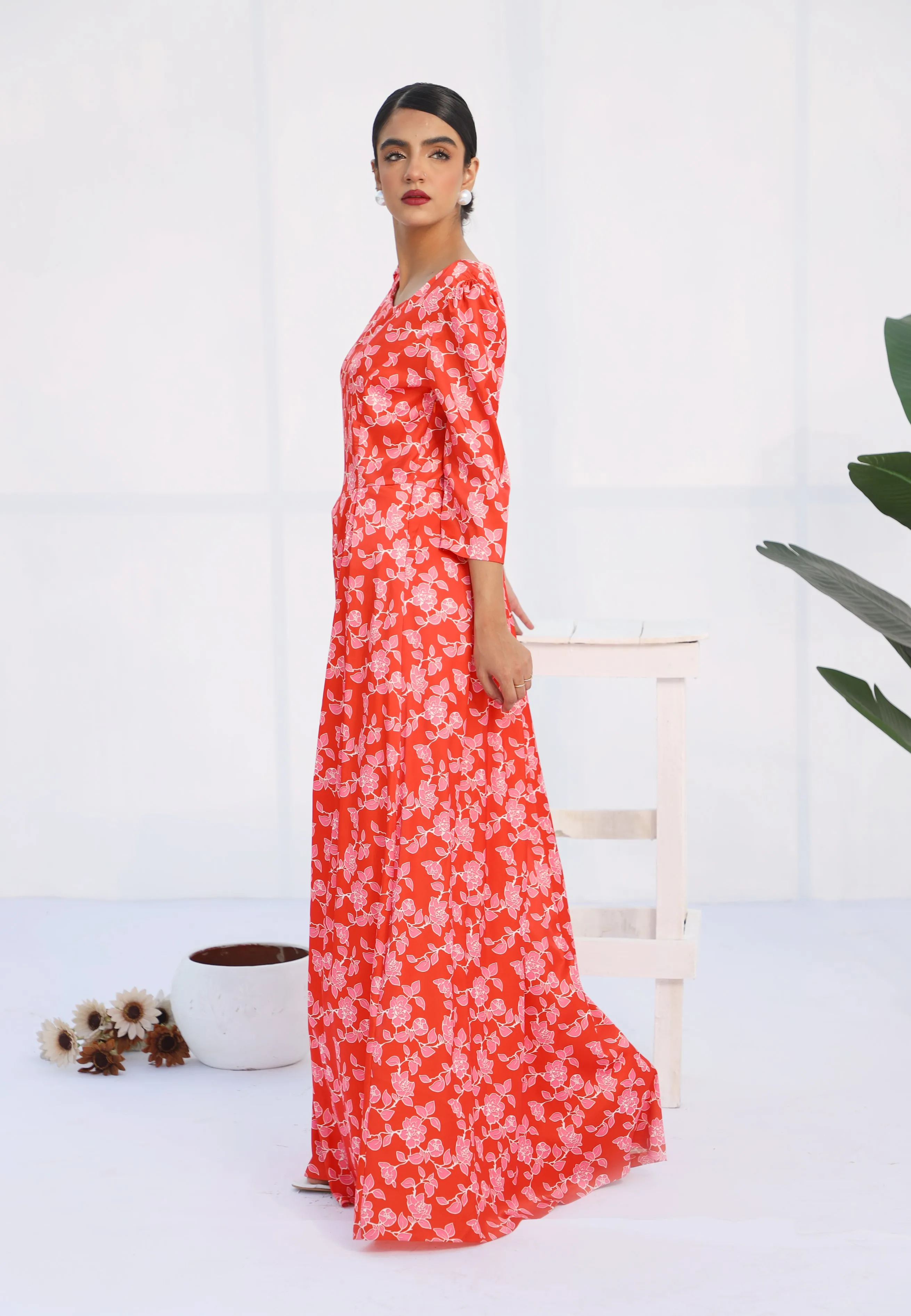 Floral Fantasy Maxi Dress