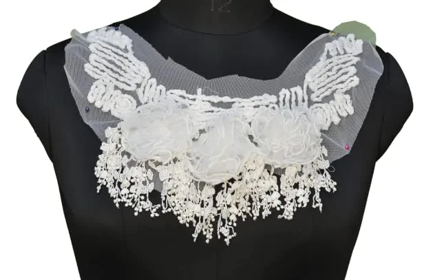 Floral Fantasy Neck Sew Patch