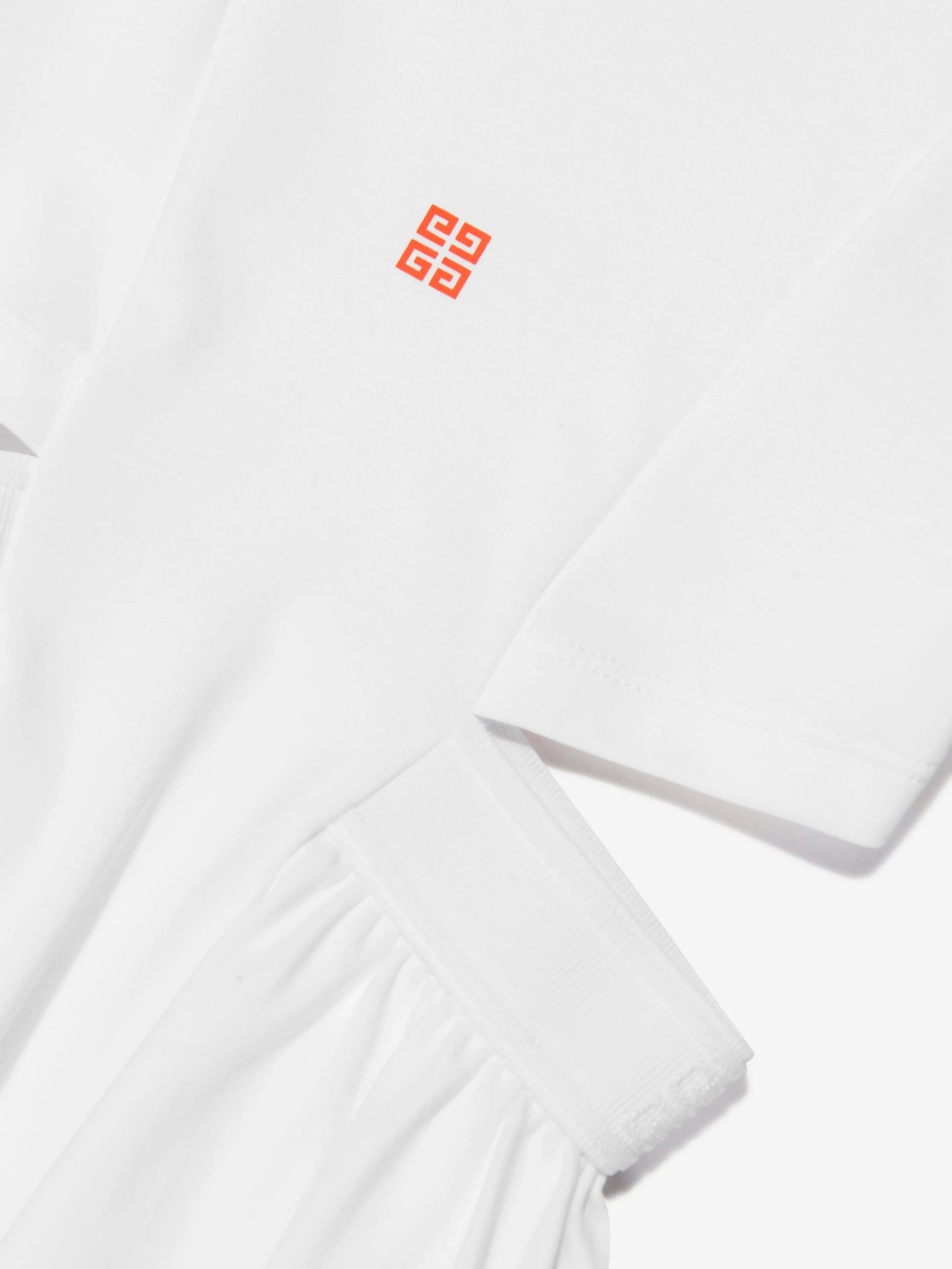 Givenchy Girls Interlock Logo Dress in White