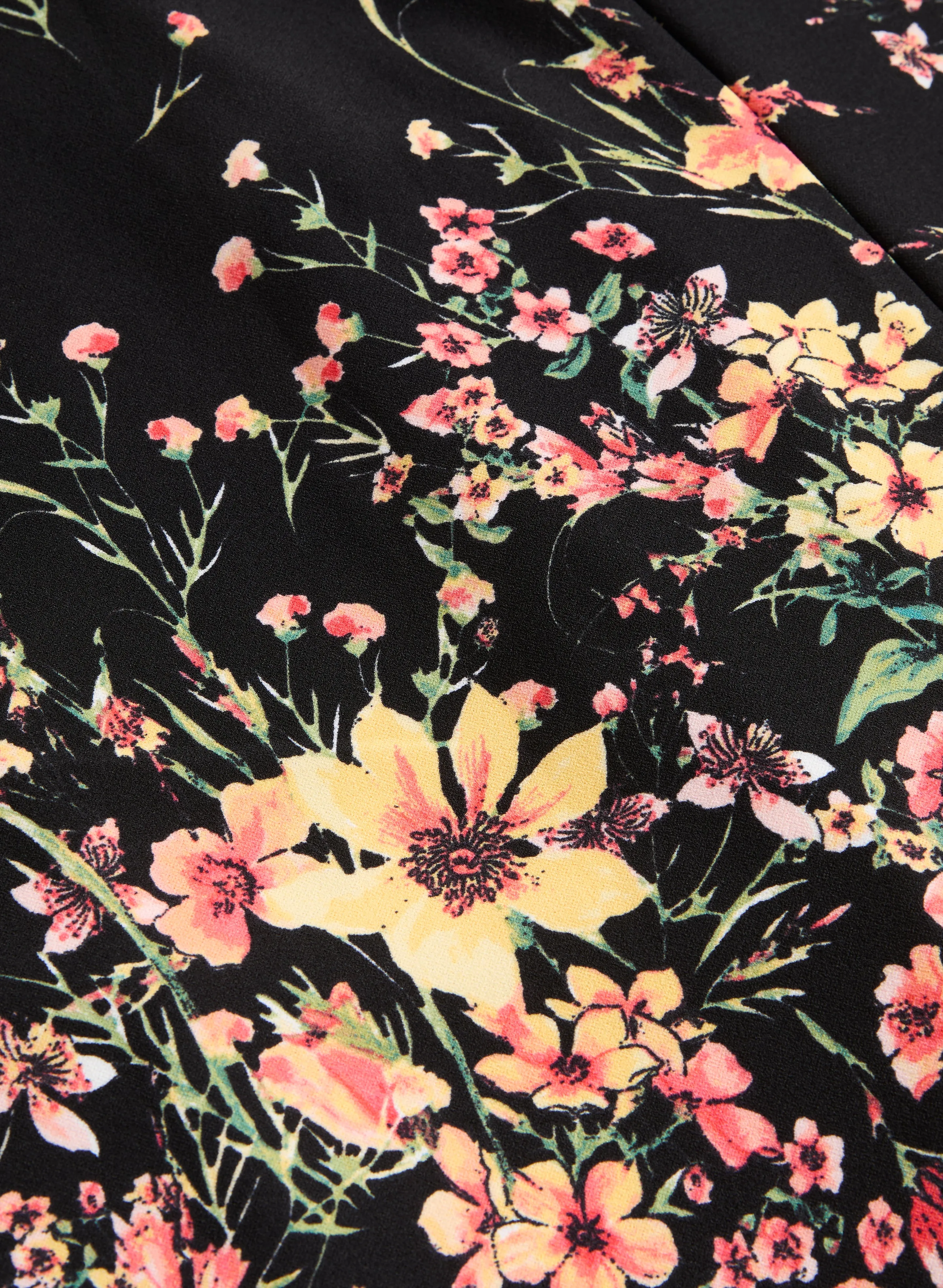 Gradient Floral Print Dress