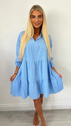 Hazel Cheesecloth Cotton Dress
