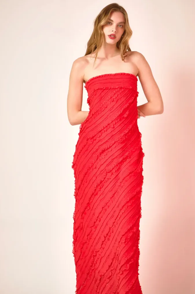 Heather Maxi Dress Red