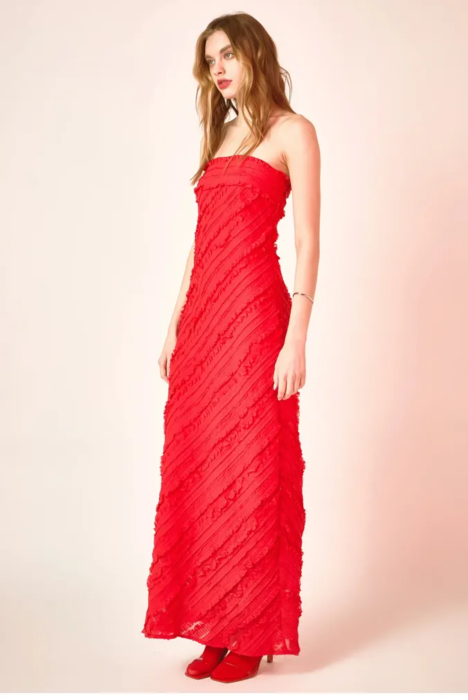 Heather Maxi Dress Red