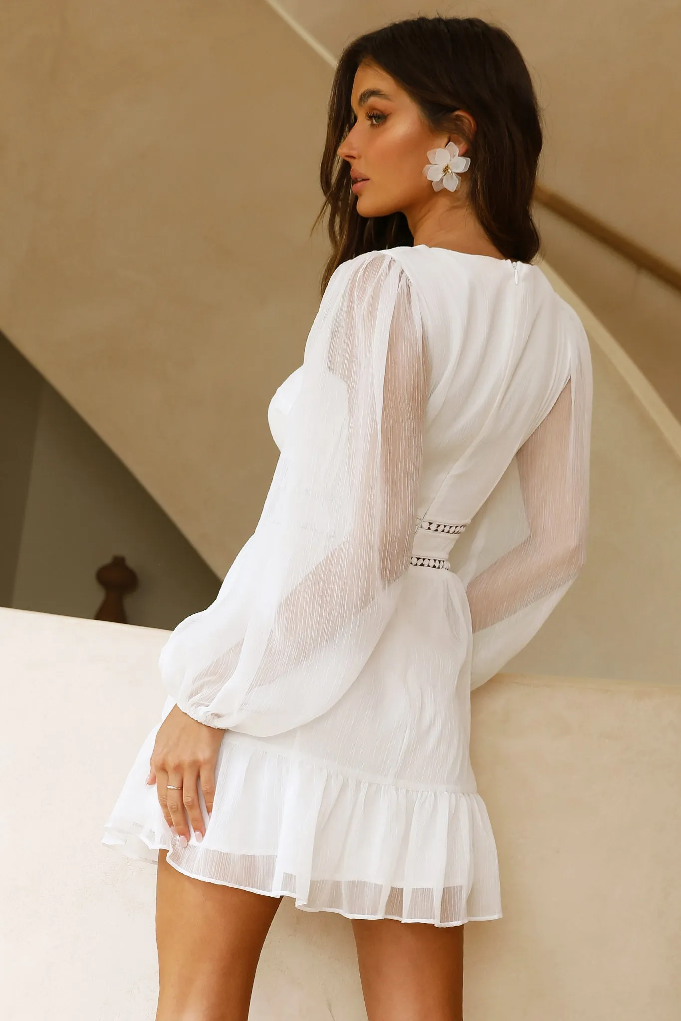 In Heaven Mini Dress - White