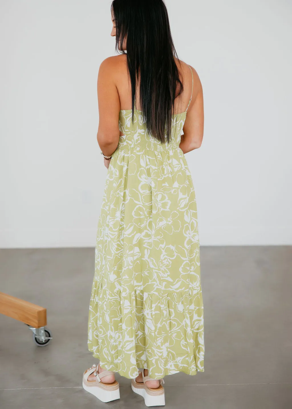 Indy Floral Midi Dress