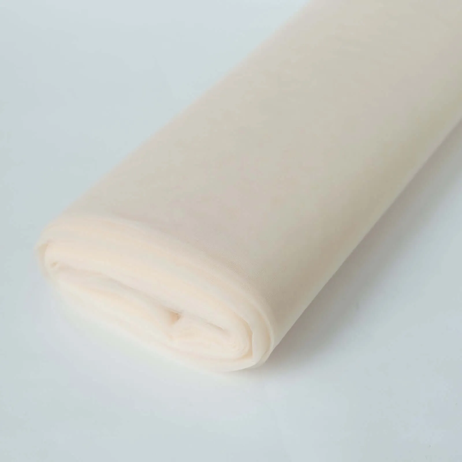 Ivory Tulle Fabric Bolt, DIY Craft Fabric Roll 108"x50 Yards