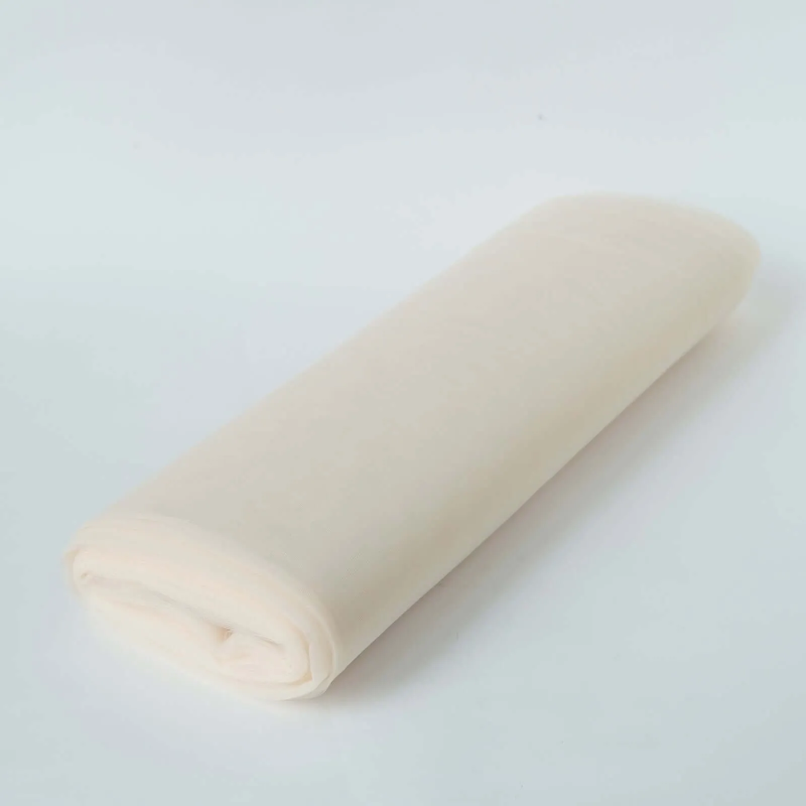 Ivory Tulle Fabric Bolt, DIY Craft Fabric Roll 108"x50 Yards