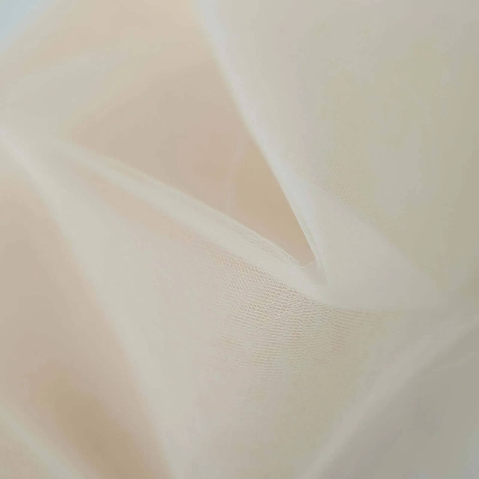 Ivory Tulle Fabric Bolt, DIY Craft Fabric Roll 108"x50 Yards