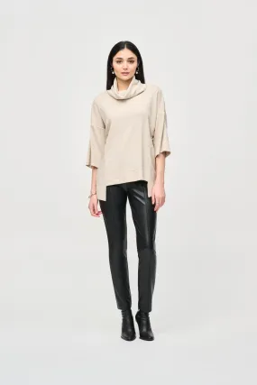 Joseph Ribkoff Women's Bonded Leatherette Slim Fit Pants