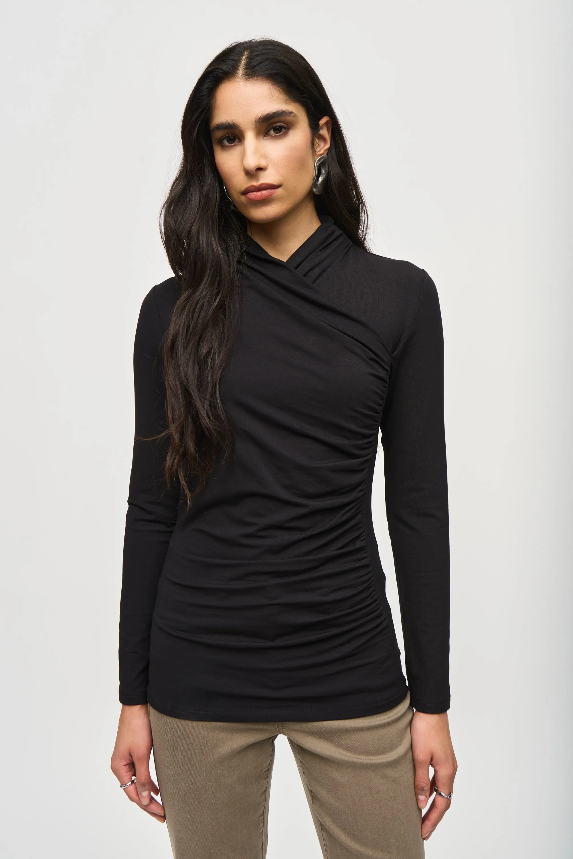 Joseph Ribkoff Women's Jersey Knit Fitted Top