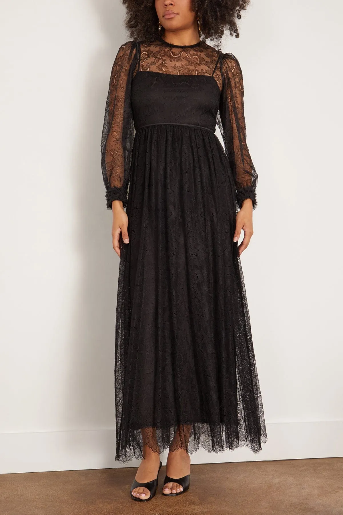 Josephine Gown in Noir