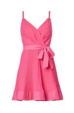 Livy Pleated Mini Dress