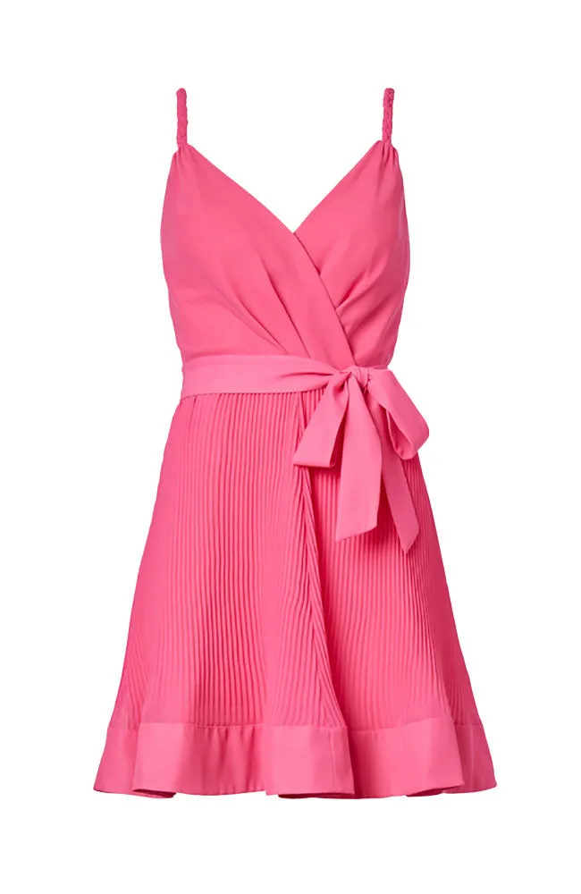 Livy Pleated Mini Dress