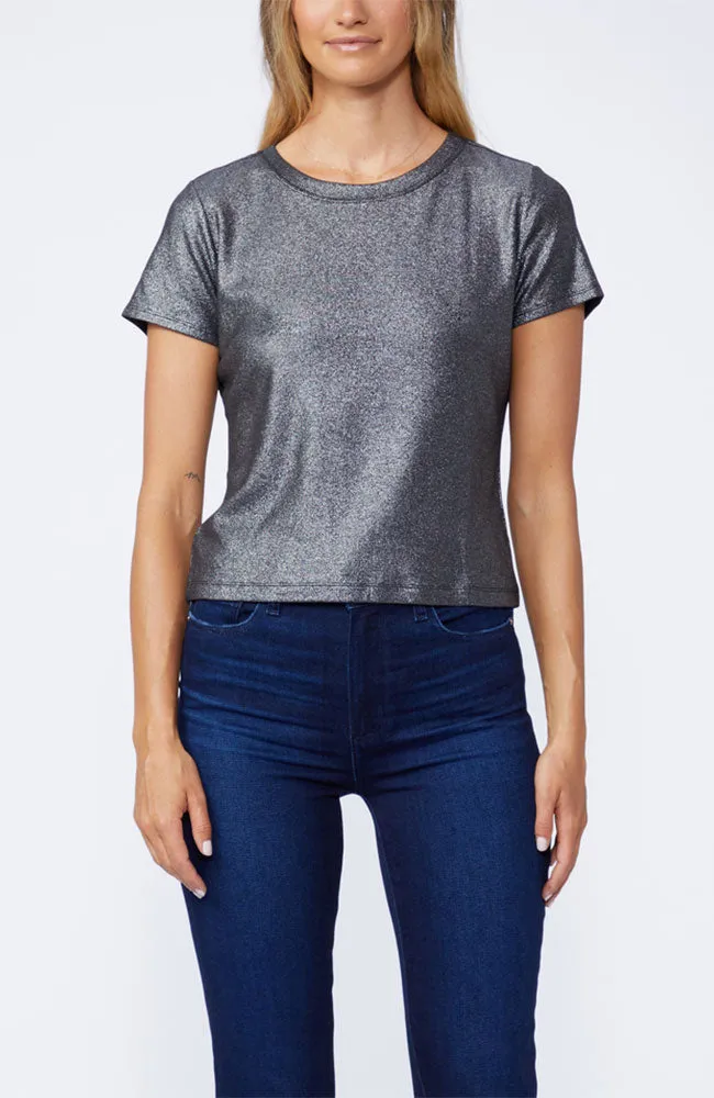 Lor Tee in Black Silver