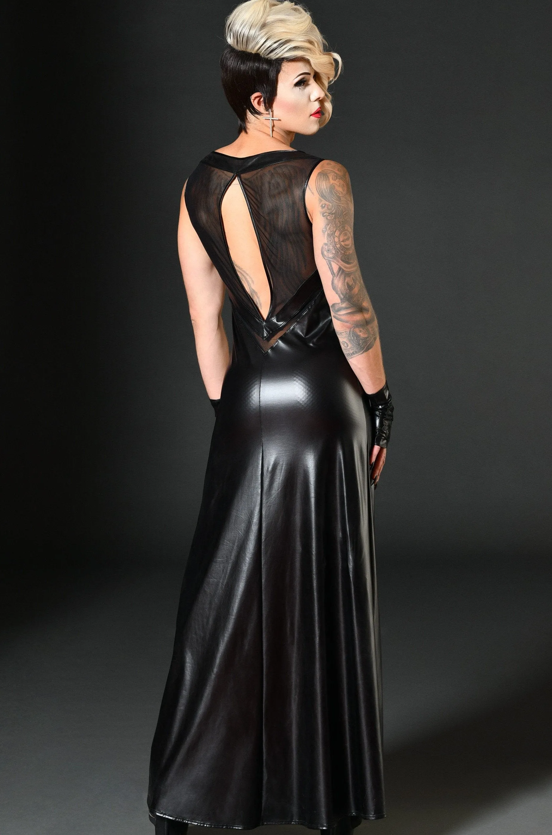 Lucie Long Slit Edgy Dress