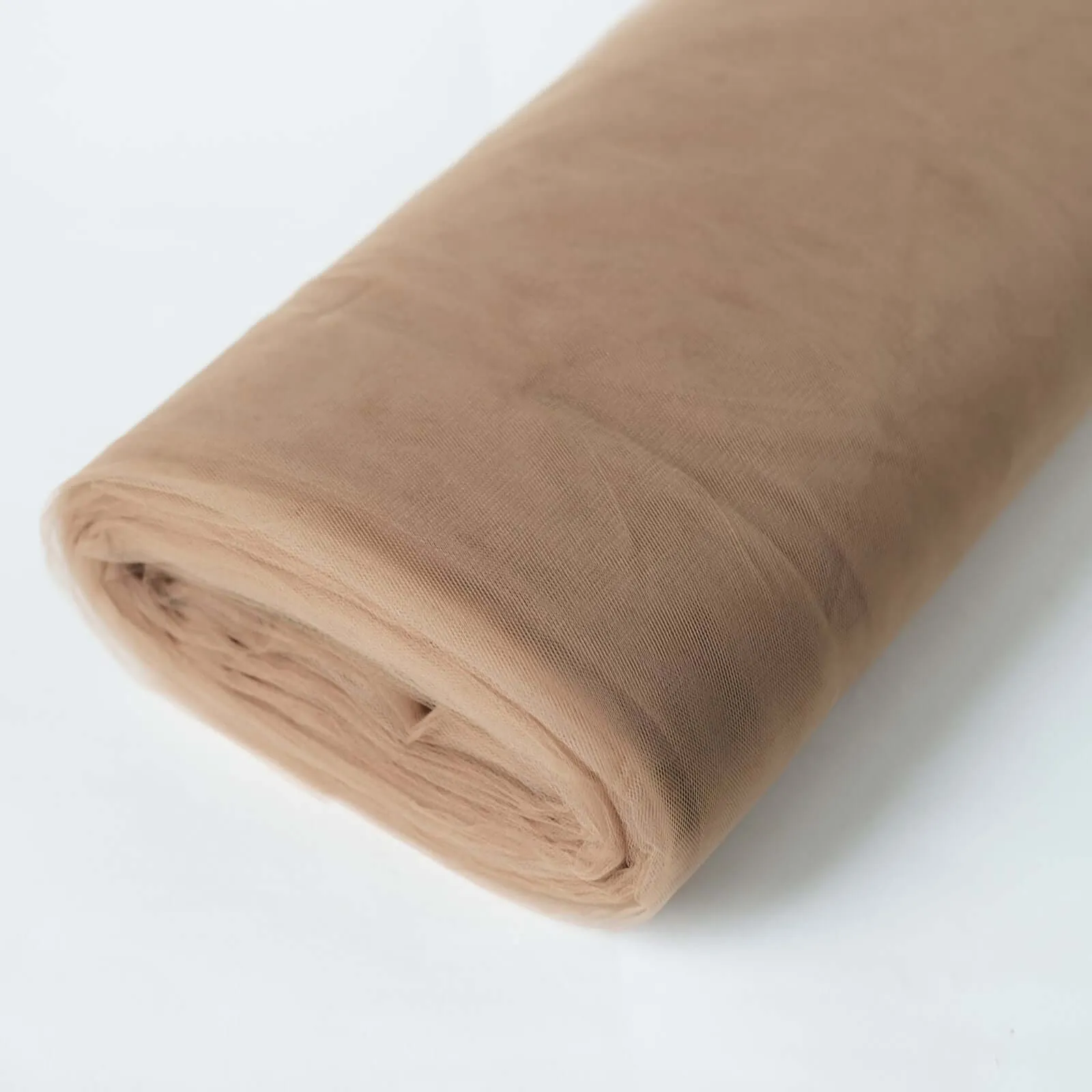 Natural Tulle Fabric Bolt, DIY Craft Fabric Roll 108"x50 Yards